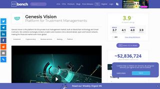 Genesis Vision (GVT) - ICO rating and details | ICObench