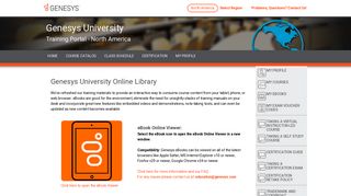 Genesys University - Training Portal - North America