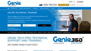 Genie Tech Pro Technical Support and Training - Genie Lift
