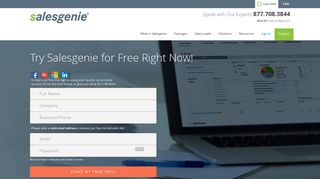 Salesgenie - Register For Your Free 3-Day Trial Today