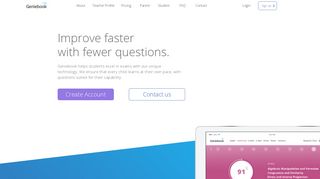 Geniebook – Improve faster with fewer questions