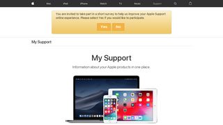 My Support - Official Apple Support