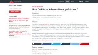 How Do I Make A Genius Bar Appointment? - App Sliced
