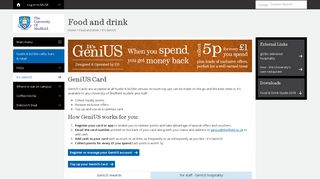 It's GeniUS - Food and drink - The University of Sheffield