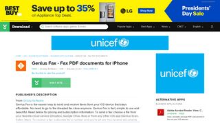 Genius Fax - Fax PDF documents for iOS - Free download and ...