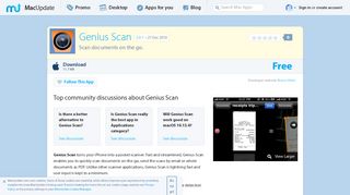 Genius Scan 2.0.1 free download for Mac | MacUpdate