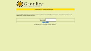 Login To use Application - Login::Gentility