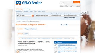 News - GENO Broker