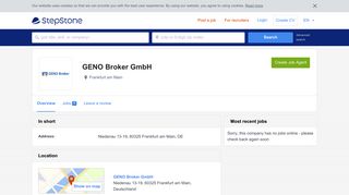 Your career at GENO Broker GmbH | StepStone.