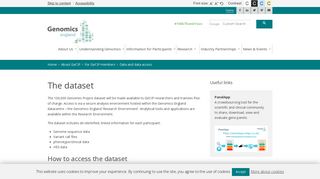 Data and data access | Genomics England