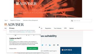 Former adviser launches suitability report app - FTAdviser.com