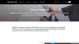 Concur Request - Online Travel Request System - SAP Concur