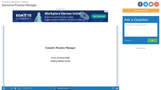 Gensolve Practice Manager | manualzz.com