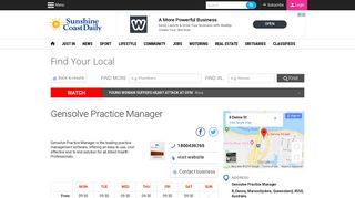 Gensolve Practice Manager | Find Your Local | Sunshine Coast Daily