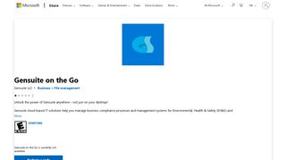 Get Gensuite on the Go - Microsoft Store