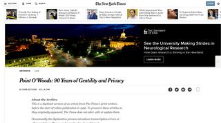Point O'Woods: 90 Years of Gentility and Privacy - The New York ...