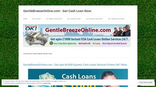 Gentle Breeze Online Login | GentleBreezeOnline.com : Get Cash ...