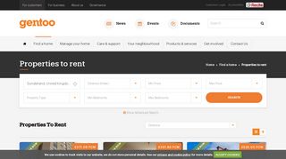 Properties to rent - For Customers - Gentoo
