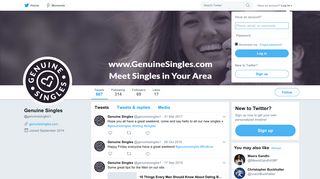 Genuine Singles (@genuinesingles1) | Twitter