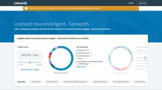 Licensed Insurance Agent at Genworth | Profiles, Jobs, Skills, Articles ...