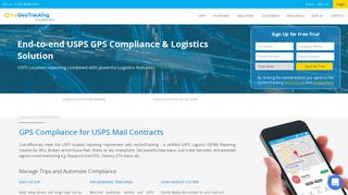 USPS GPS Compliance for Fleet, Load Tracking & Mangement Solution