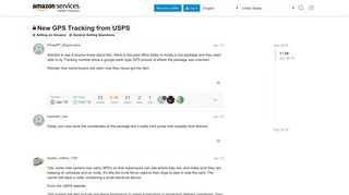New GPS Tracking from USPS - General Selling Questions - Amazon ...