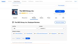 Working at The GEO Group, Inc.: Employee Reviews | Indeed.com
