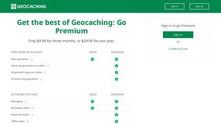 Geocaching - Become a Premium Member