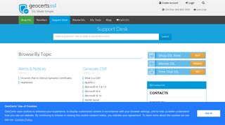 GeoCerts Support - GeoCerts SSL