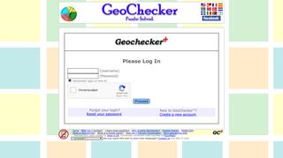 GeoChecker+ Login