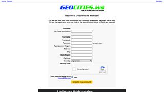 Free Web Hosting - Sign Up .:: GEOCITIES.ws ::.