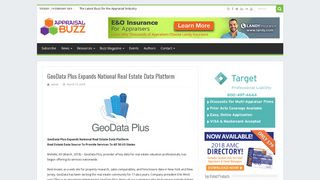 GeoData Plus Expands National Real Estate Data Platform - Appraisal ...