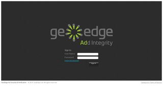 Sign in | GeoEdge Analytics