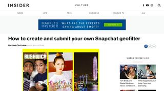How to make a Snapchat geofilter - INSIDER