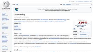 GeoLearning - Wikipedia
