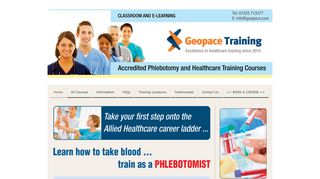Geopace Training - Healthcare Training | Phlebotomy Courses