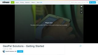 GeoPal Solutions - Getting Started on Vimeo
