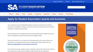 Apply for Student Association awards and bursaries – Student ...