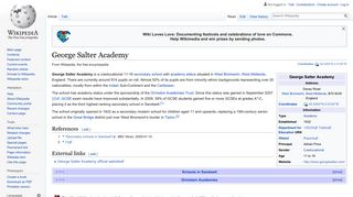 George Salter Academy - Wikipedia