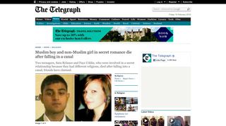 Muslim boy and non-Muslim girl in secret romance die after falling in a ...
