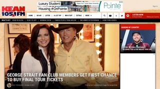 George Strait Fan Club Members Get First Chance to Buy Final Tour ...