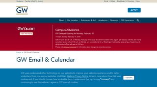 GW Email & Calendar | The George Washington University