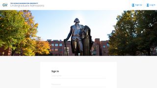 Sign In - The George Washington University