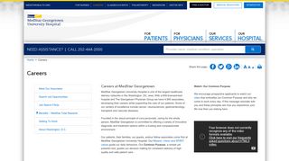 Careers - MedStar Georgetown University Hospital