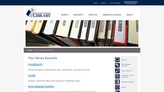 Your Library Accounts | Georgetown University Library