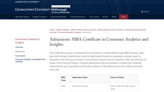 Admissions - McDonough School of Business - Georgetown University