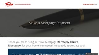 Make a Payment – Thrive Mortgage