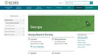 Georgia Board of Nursing | NCSBN