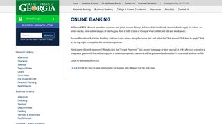 Online Banking - Credit Union of Georgia