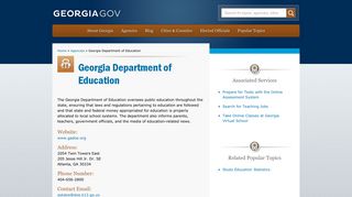Georgia Department of Education | Georgia.gov